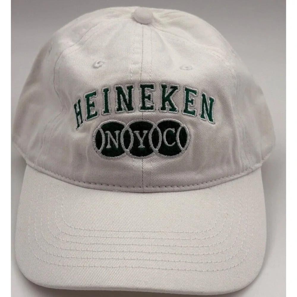 Heineken US Open 2012 Embroidered White Baseball Cap Adjustable One Size New